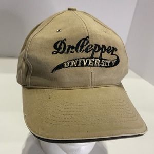 DR. PEPPER UNIVERSITY Museum Collection Beige One Size Adjustable